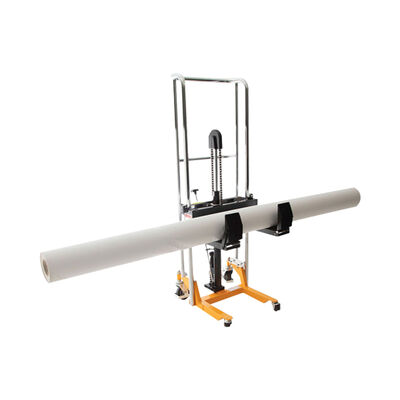 Sinolift PFM roll and reel material stacker - simple manual operation