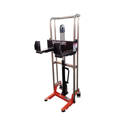 Sinolift PFM roll and reel material stacker - simple manual operation